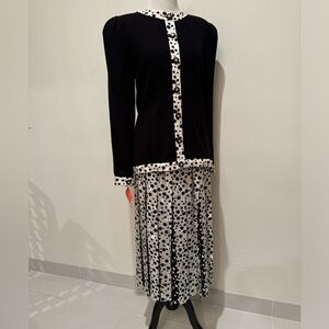 Vintage Anne Crimmins Sweater Skirt Set